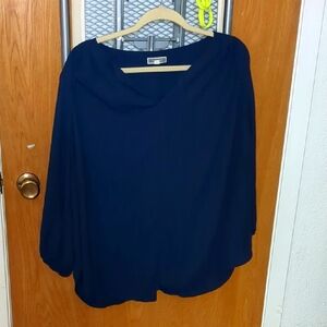 Navy Blue Blouse